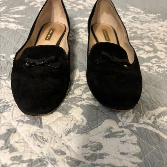 Louise et Cie Black Suede Loafer Flats - Picture 7 of 8